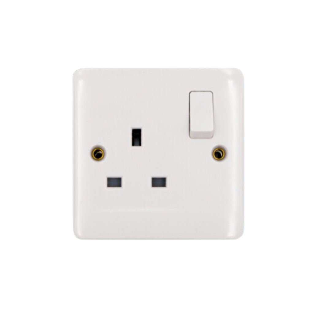 13A SWITCH SOCKET VZ0205  WHITE