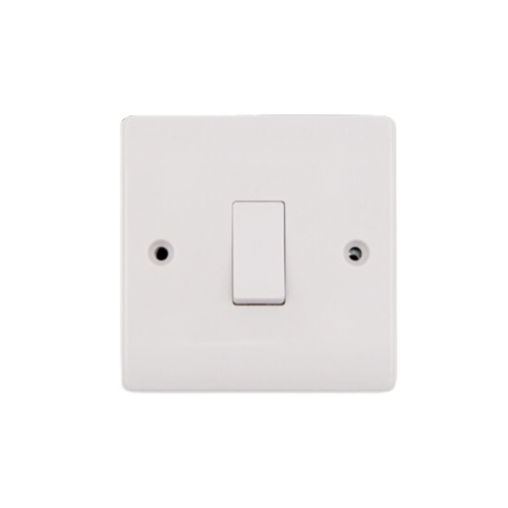 1GANG 1WAY SWITCH VK0201  WHITE