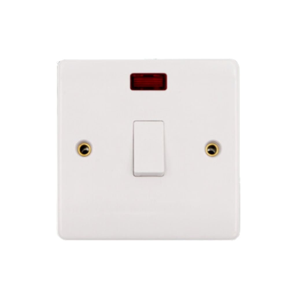  20A DP SWITCH W/N VK0224  WHITE
