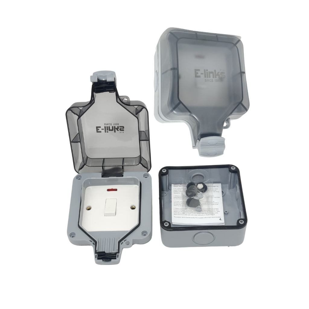 E-LINKS W/P 20A DP SWITCH RIE1807IP66  IP68