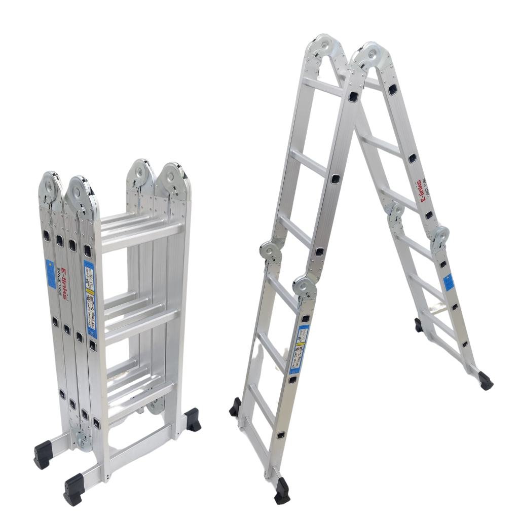 FOLDABLE ALLUMINIUM LADDER 4BY3 ALM100  FOLDABLE