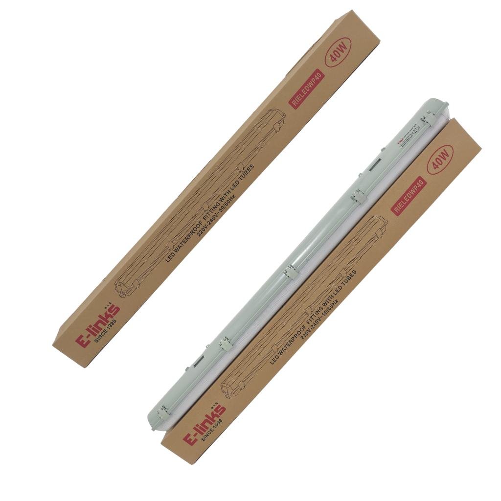 LED W/P FITTING W/TUBE 2*4F 40W LEDWP40  LED IP68