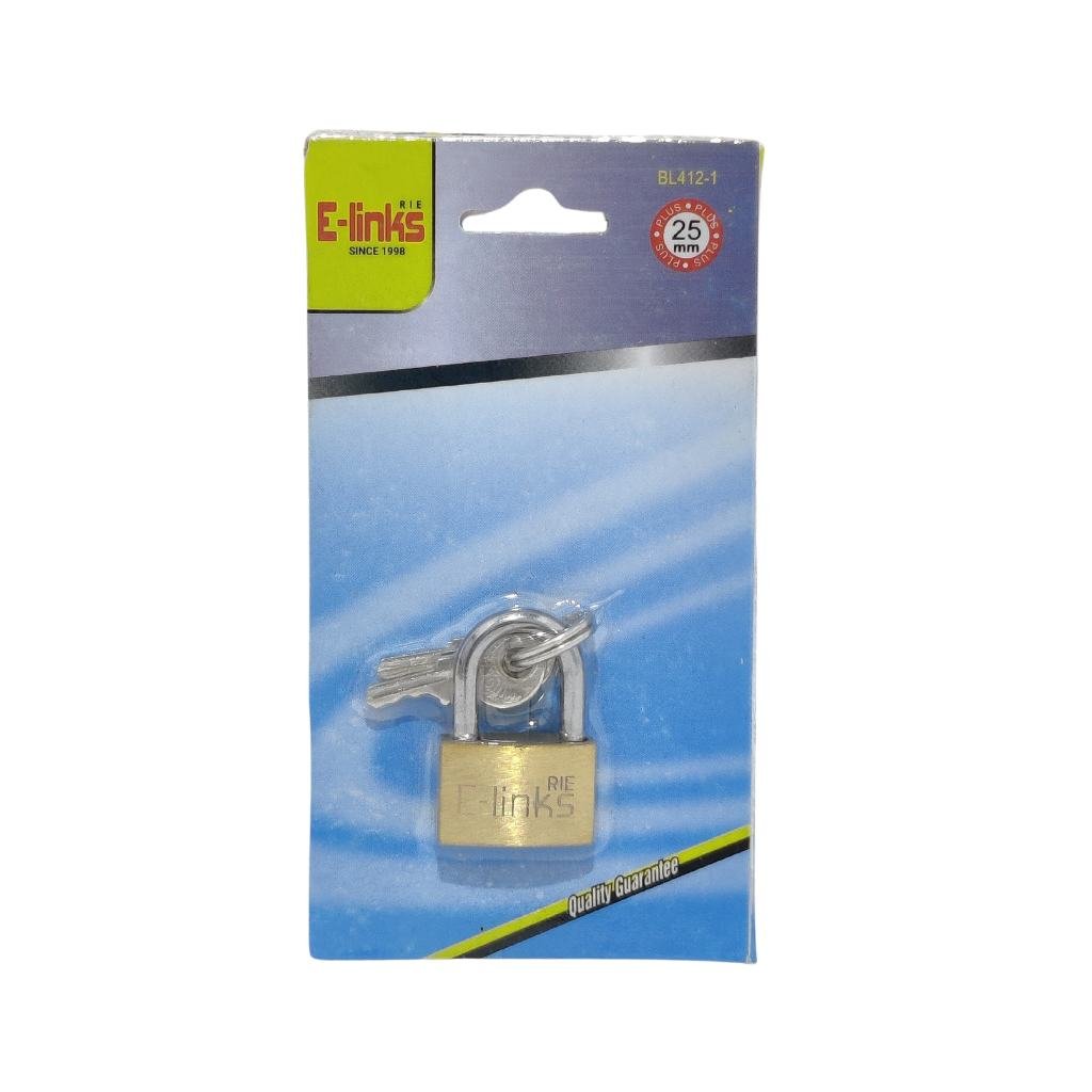 E-LINKS PADLOCK 25MM BL412-1  LOCKS