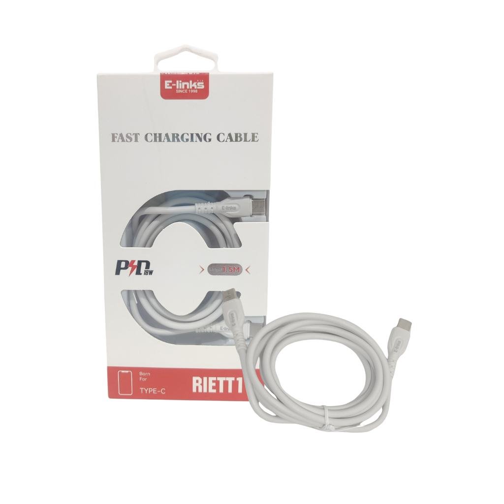 TYPE C TO TYPE C FAST CH/CABLE 18W  USB CABLES