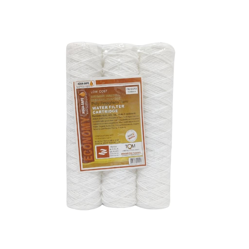 WATERFILTER CARTRIDGES PPW10A 3PCS  CARTRIDGES