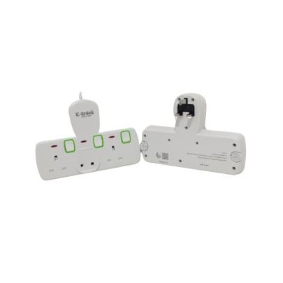 E-LINKS 13A T-SHAPE MULTI SOCKET 3WAY RIE6133 SOCKETS