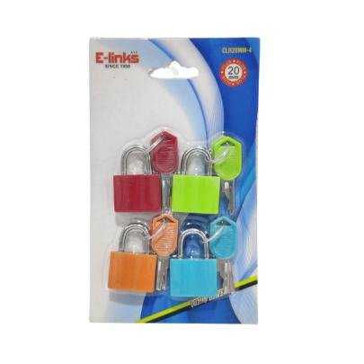 E-LINKS COLOUR LOCK 4PCS PACK 20MM CLR20MM/4 