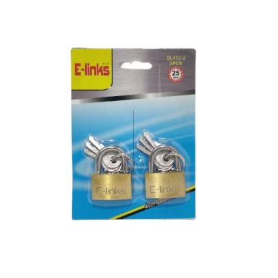 E-LINKS PADLOCK 25MM 2PCS BL412-2 